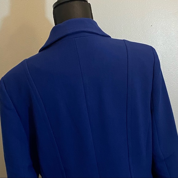 NWOT Chadwick’s of Boston Womens Jacket Size 10 Royal Blue Button Closure - Picture 5 of 9